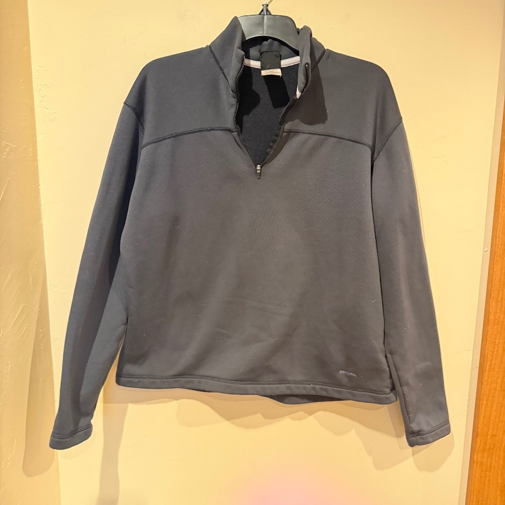 Vintage Patagonia Heavy Weight Capilene Quarter Zip - Women's XL - Gray